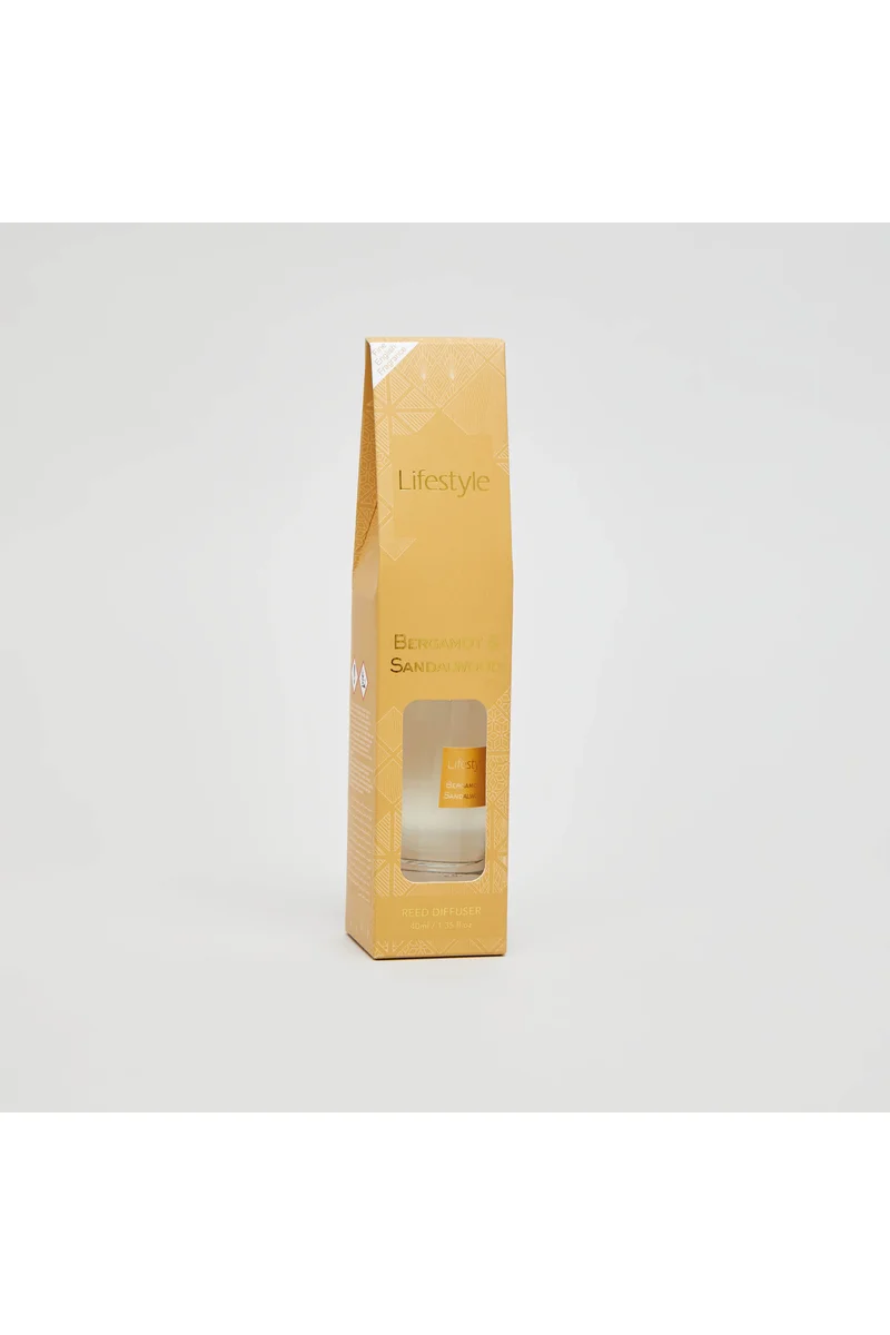 لايف ستايل Bergamot & Sandalwood Reed Diffuser - 40 ml